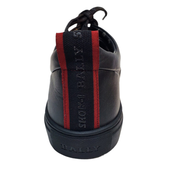 Bally Mens Casual Shoes Bieny water-resistant Sneakers 12D Black White - Picture 5 of 7